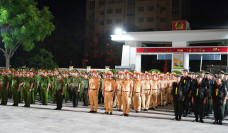Ra quân tổng kiểm tra hành chính ban đêm, phòng ngừa, trấn áp mạnh tội phạm