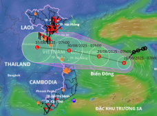 Áp thấp nhiệt đới hướng thẳng miền Trung