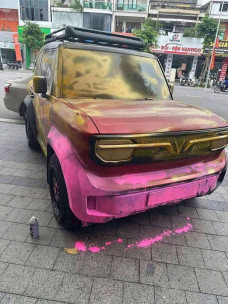 Ô tô bị xịt sơn giữa đêm ở Hà Tĩnh, công an xác định thủ phạm bất ngờ