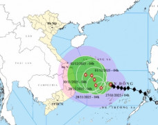 Bão số 15 diễn biến bất ngờ, mạnh lên 4 cấp