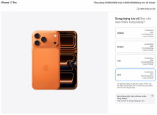 iPhone 17 Pro Max bản cao nhất giá hơn 60 triệu đồng tại Việt Nam