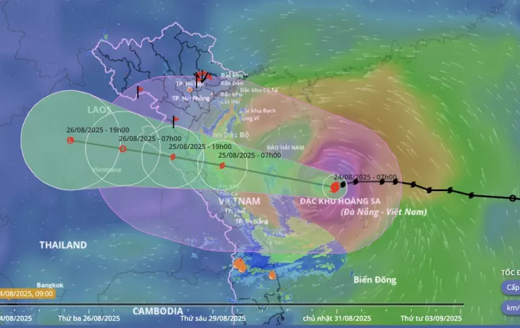 Bão số 5 thành cuồng phong, giật cấp 16, lên phương án di dời gần 600.000 dân