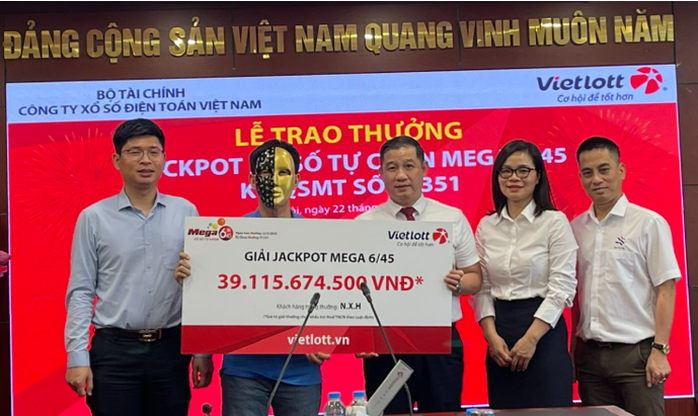 Lợi nhuận Vietlott tăng mạnh, chi trả tiền trúng thưởng gần 2.500 tỉ đồng